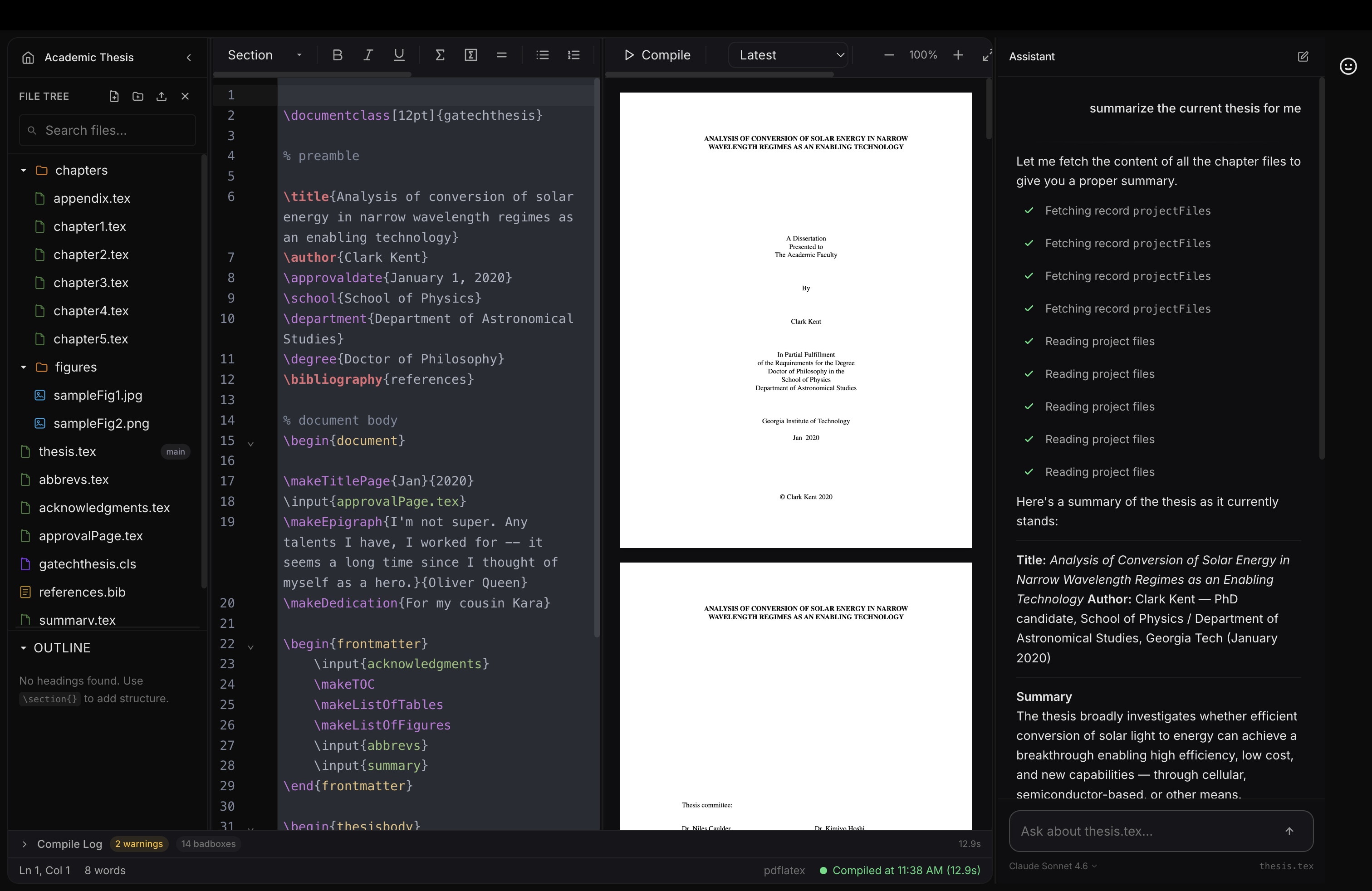 LaTeX Editor